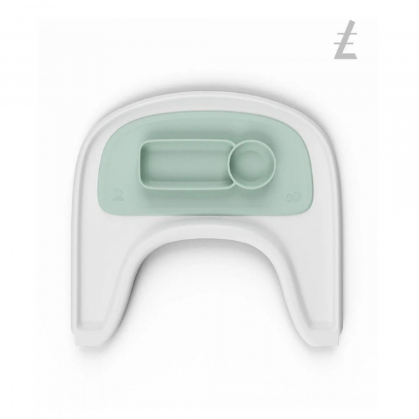 Plateau tray pour chaise haute tripp trapp blanc Stokke