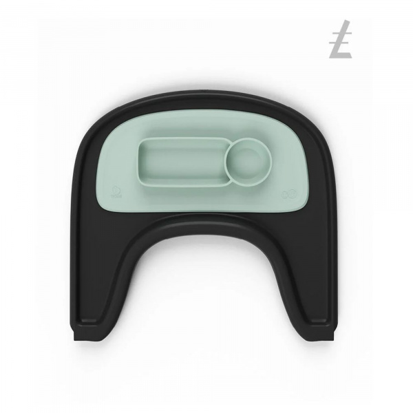 Plateau tray pour chaise haute tripp trapp noir Stokke