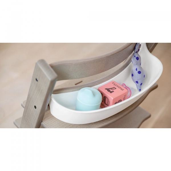 Bac de rangement pour tripp trapp blanc Stokke
