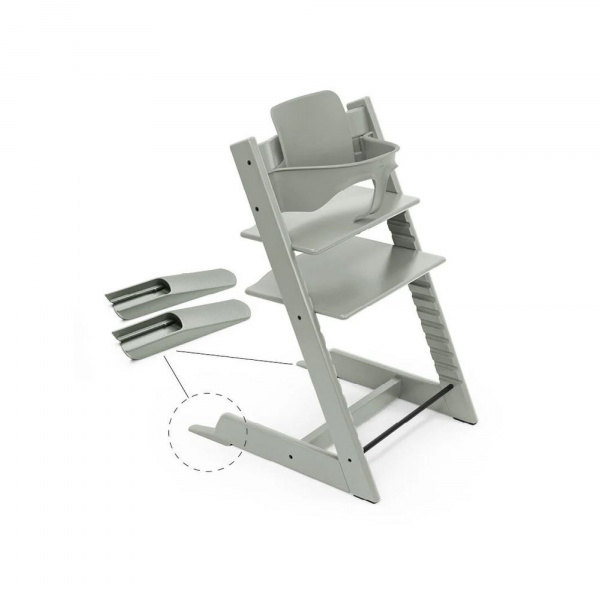 Baby set 2 pour chaise tripp trapp glacier green Stokke