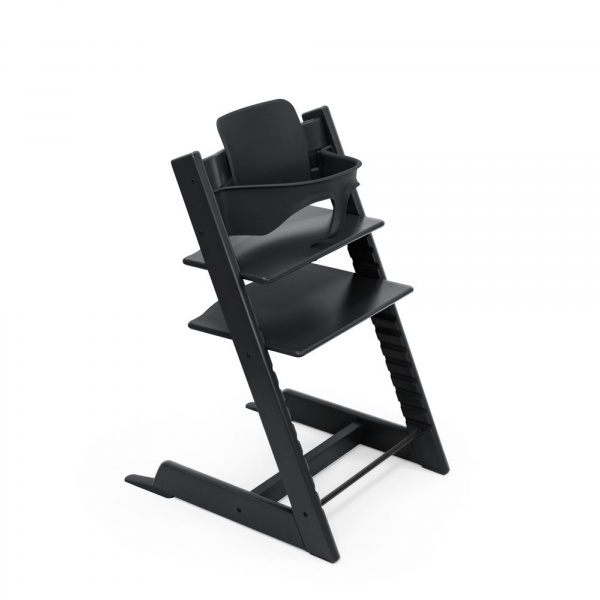 Chaise haute bébé évolutive tripp trapp noire Stokke