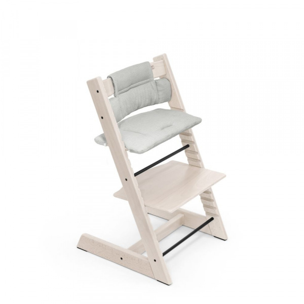 Chaise haute bébé évolutive tripp trapp blanchi Stokke