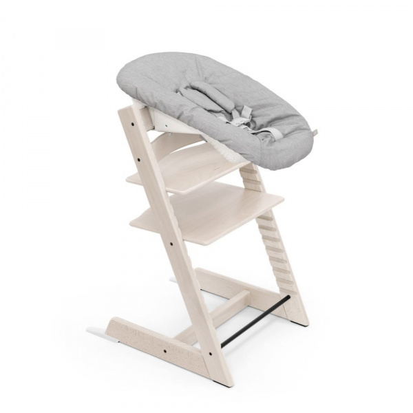 Chaise haute bébé évolutive tripp trapp blanchi Stokke