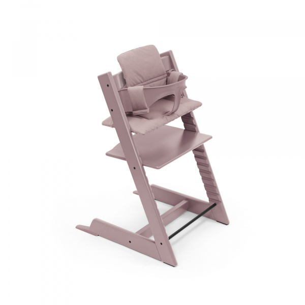 Baby set 2 pour chaise tripp trapp heather mauve Stokke