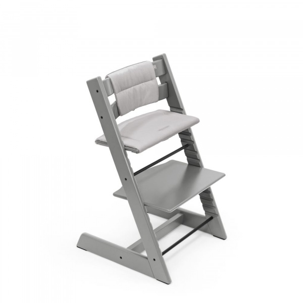 Chaise haute bébé évolutive tripp trapp gris tempête Stokke