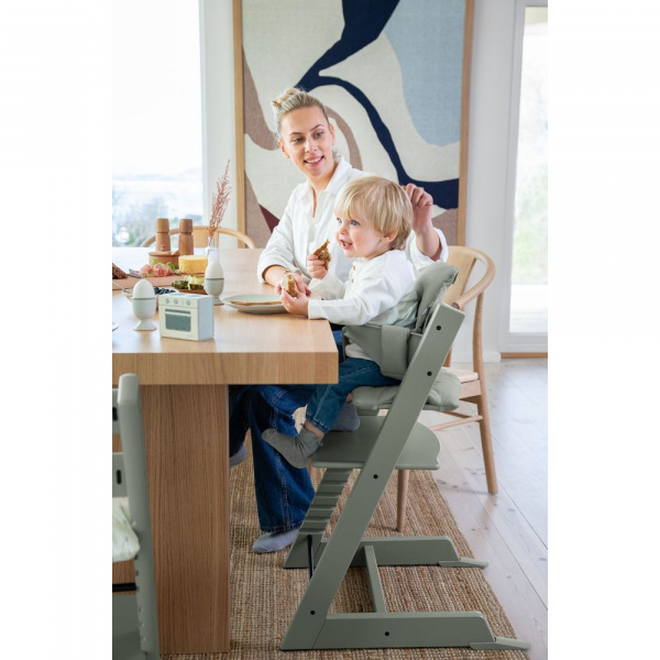 Chaise haute tripp trapp vert glacier Stokke
