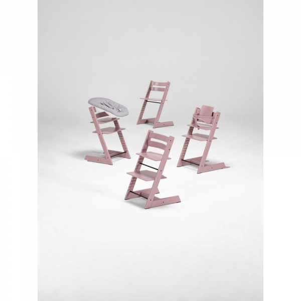 Chaise haute tripp trapp heather mauve Stokke