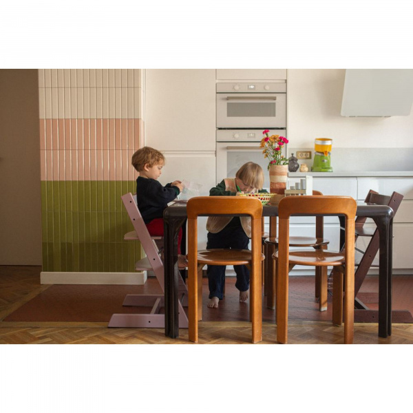 Chaise haute tripp trapp heather mauve Stokke