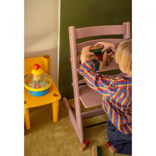 Chaise haute tripp trapp heather mauve Stokke