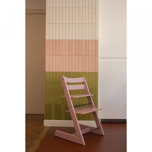 Chaise haute tripp trapp heather mauve Stokke