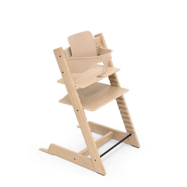 Chaise haute bébé évolutive tripp trapp chêne naturel Stokke