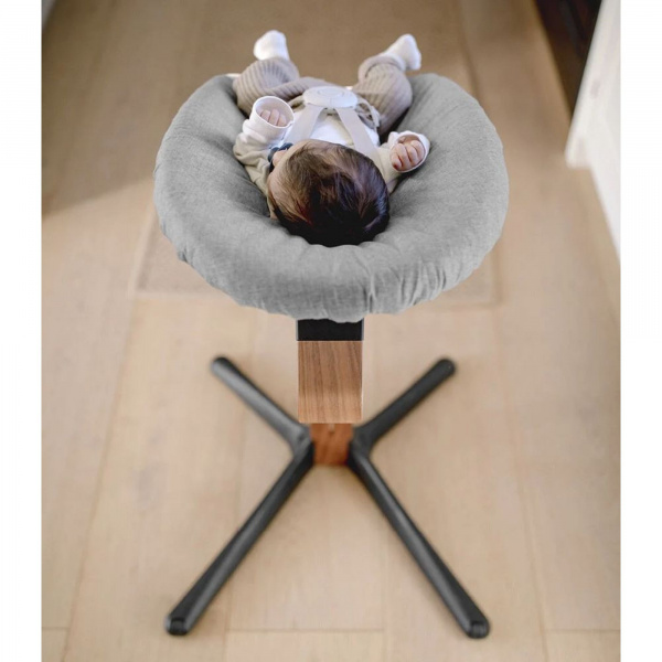 Newborn set pour chaise haute nomi - black grey sand Stokke
