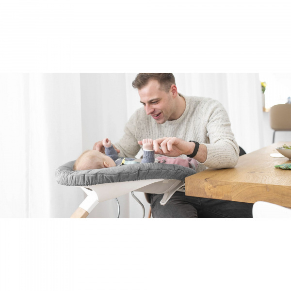 Newborn set pour chaise haute nomi - black grey sand Stokke