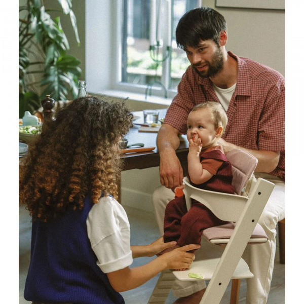 Coussin pour chaise haute tripp trapp mauve bruyère Stokke