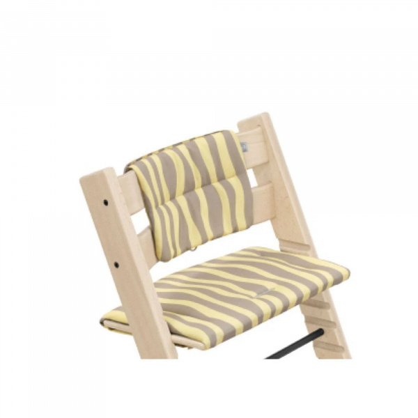 Coussin pour chaise haute tripp trapp jaune citronné Stokke