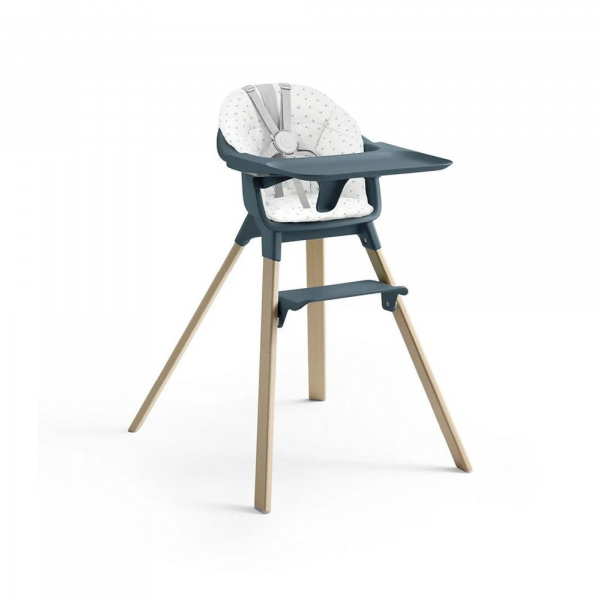 Coussin chaise haute clikk blueberry boat Stokke