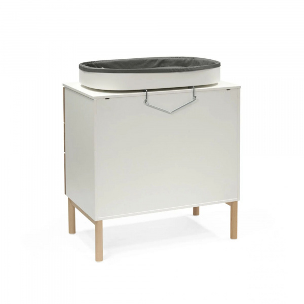 Chambre duo berceau sleepi + commode sleepi + matelas - white Stokke