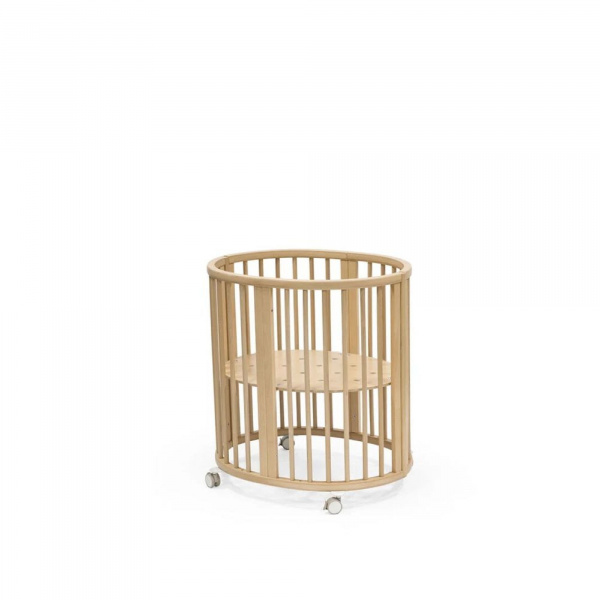Chambre duo berceau sleepi naturel + commode sleepi naturel Stokke