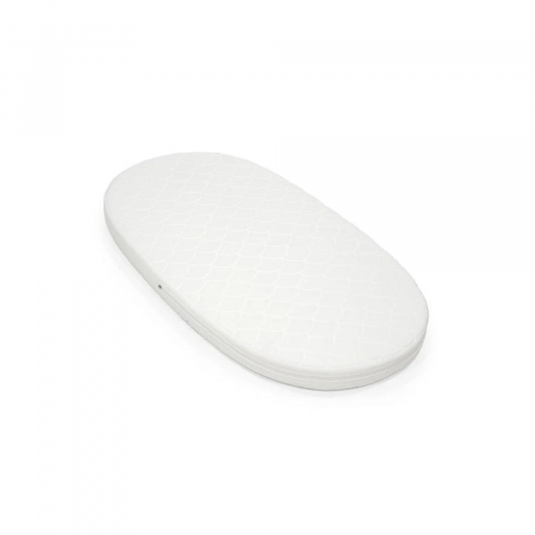 Chambre duo lit sleepi + commode sleepi + matelas - white Stokke