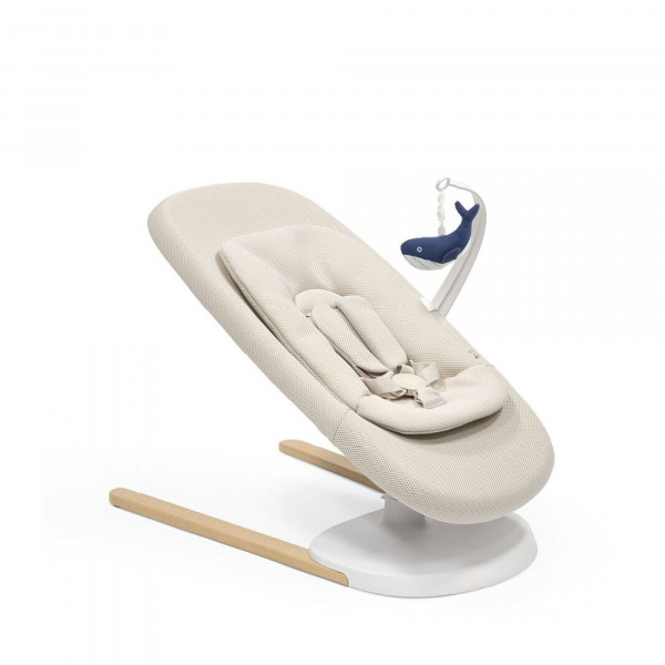 Jouet pour transat yoga peluche baleine Stokke