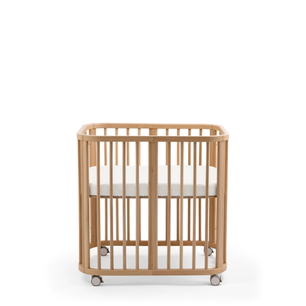 Berceau en bois mini nighti natural + matelas Stokke