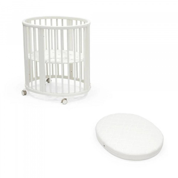 Pack duo berceau sleepi + matelas - blanc Stokke