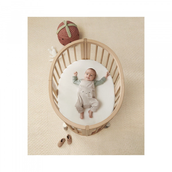Pack duo berceau sleepi + matelas - gris Stokke