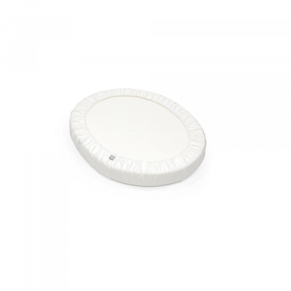 Pack berceau sleepi hazy grey + matelas mini sleepi + drap housse blanc Stokke