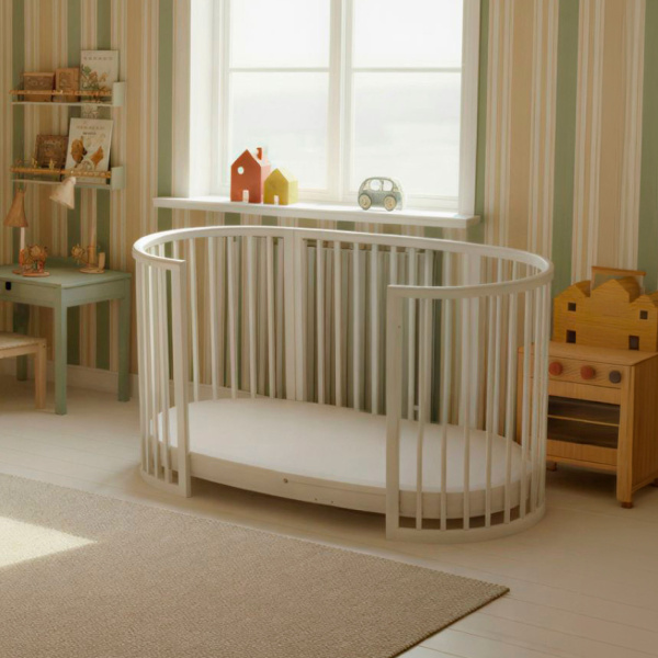Lit en bois sleepi warm brown Stokke