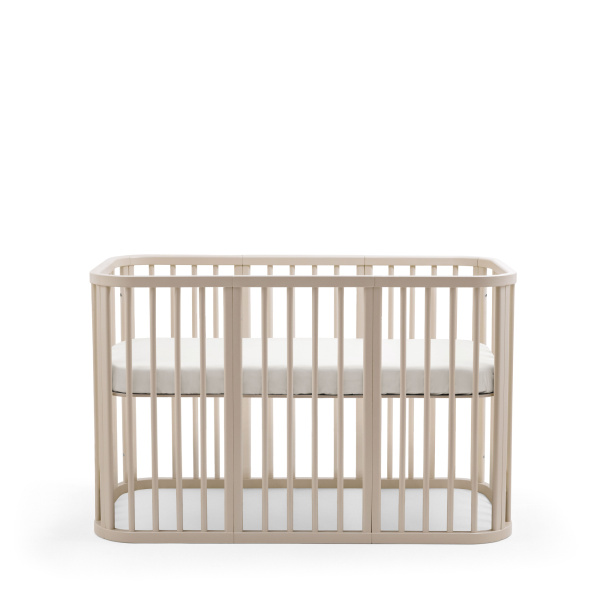 Lit en bois évolutif nighti vanilla white Stokke