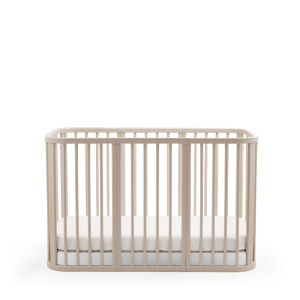 Lit en bois évolutif nighti vanilla white Stokke