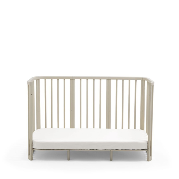 Lit en bois évolutif nighti vanilla white Stokke