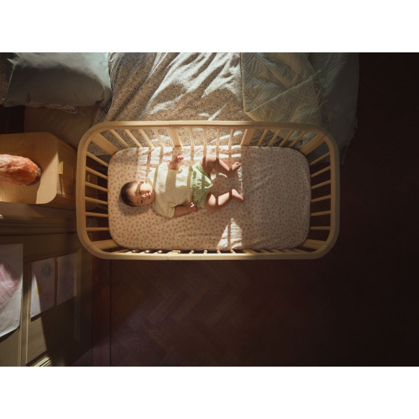 Lit en bois évolutif nighti warm brown Stokke