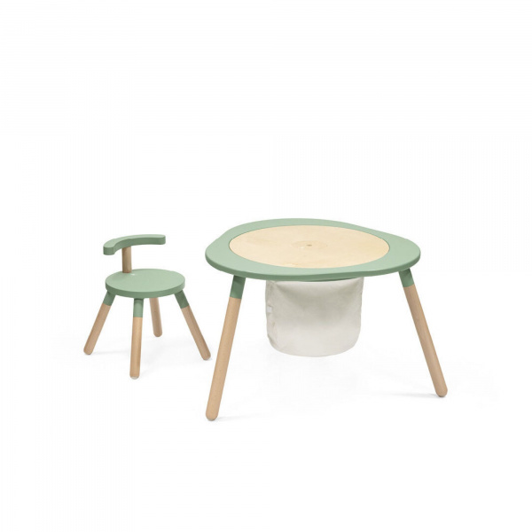 Sac de rangement à jouets pour table de jeu mutable v2 naturel Stokke