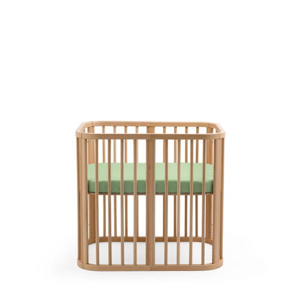 Drap housse berceau nighti 60x80 cm sage green Stokke
