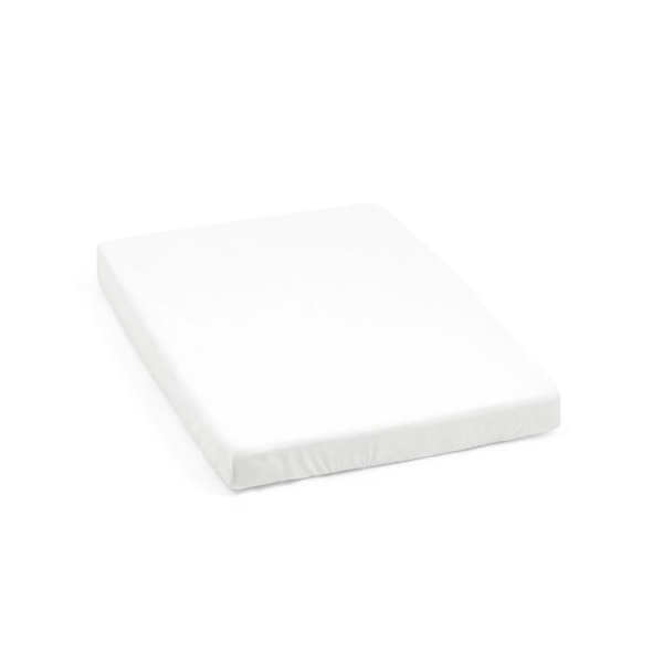 Drap housse berceau nighti 60x80 cm blanc Stokke