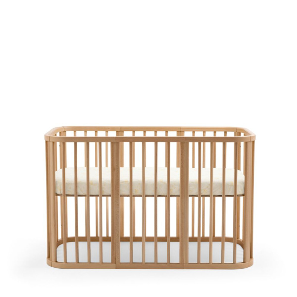 Drap housse lit nighti 60x120 cm sunset yellow Stokke