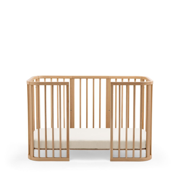 Drap housse lit nighti 60x120 cm birch beige Stokke