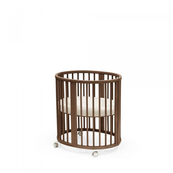 Drap housse mini sleepi flower ecru Stokke