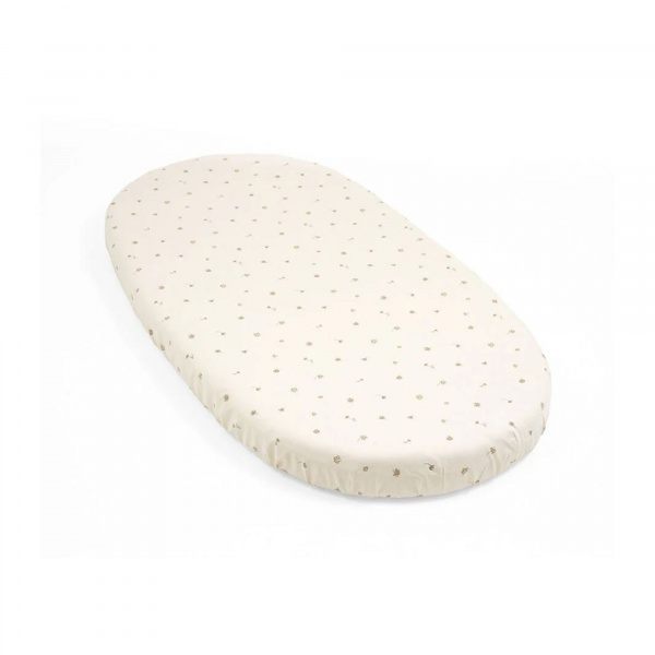 Drap housse sleepi flower ecru Stokke