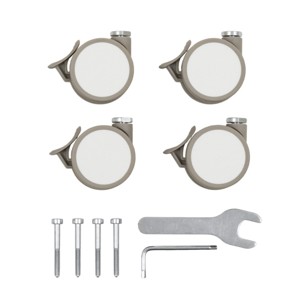 Lot de 4 roues pour lit sleepi - beige Stokke