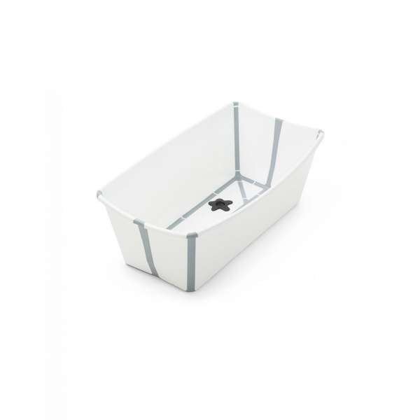 Pack baignoire flexi bath blanche + support à pieds Stokke