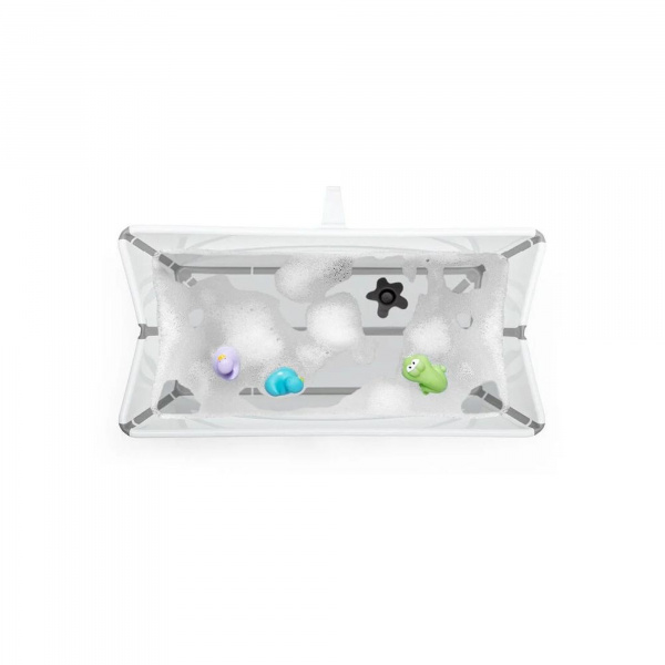 Pack baignoire flexi bath blanche + support à pieds Stokke