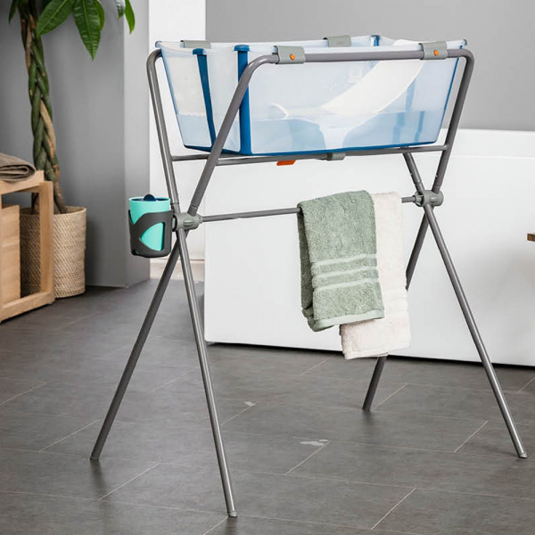 Support de baignoire bébé flexibath gris Stokke