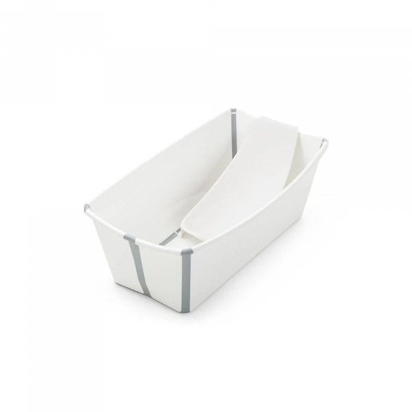 Baignoire flexi bath blanche + transat de bain Stokke