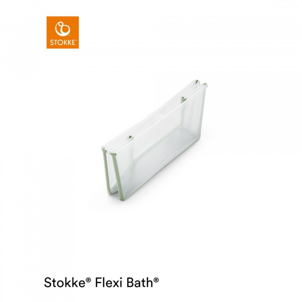 Baignoire flexi bath verte + transat de bain Stokke
