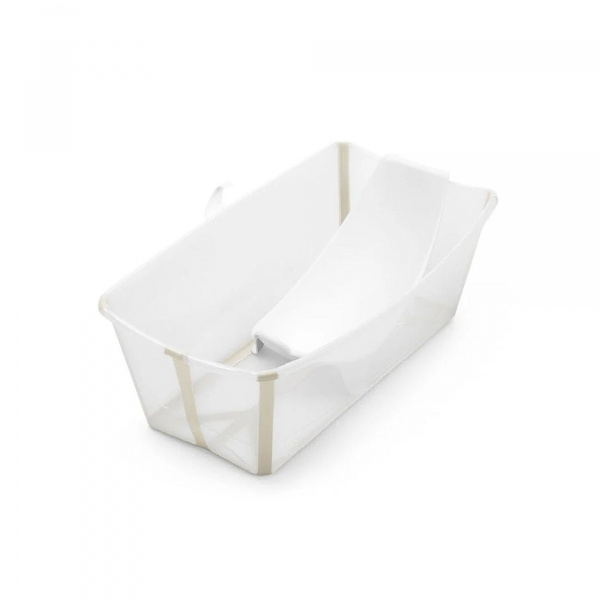 Baignoire flexi bath sandy beige + transat de bain Stokke