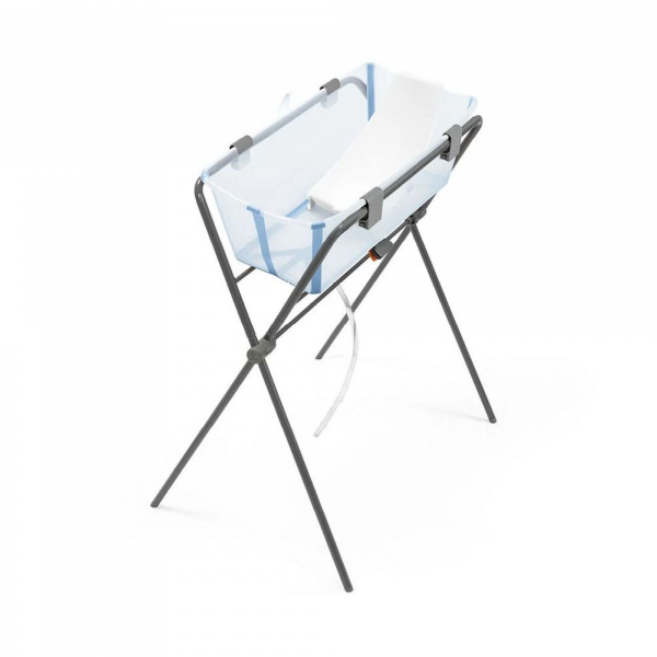 Baignoire flexi bath ocean blue + transat de bain Stokke