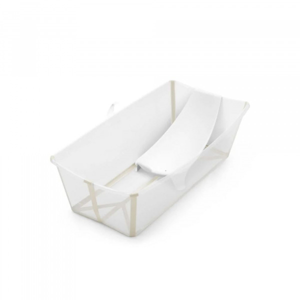 Baignoire flexi bath xl sandy beige + transat de bain Stokke