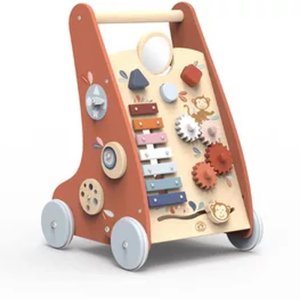 Chariot de marche en bois 9 activités Speedy monkey